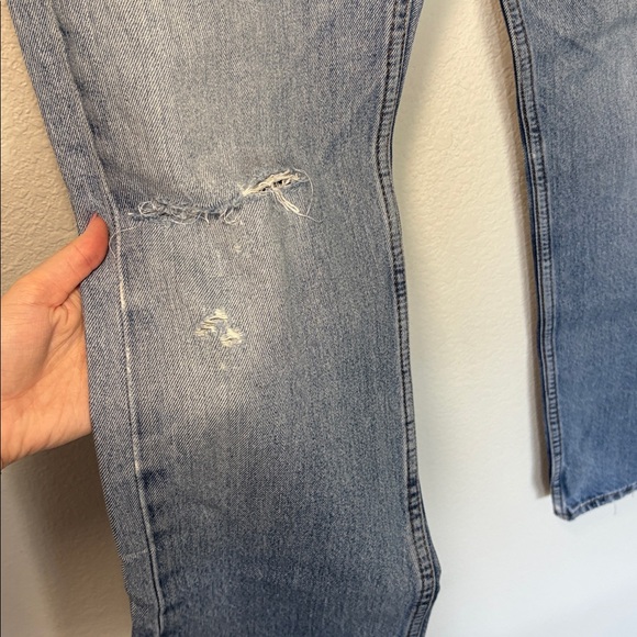 Classic Levi 505 Blue Denim Jeans 32x36 - Picture 3 of 6